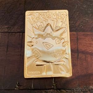 Pokémon Gold Togepi Card